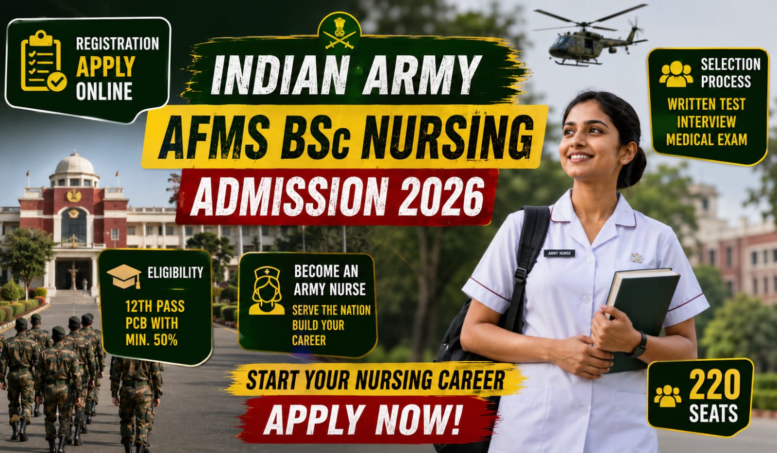 Indian Army B.Sc Nursing Course 2026
