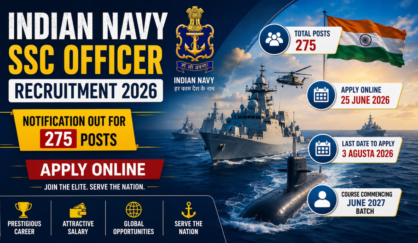 Indian Navy SSC Officer Bharti 2026