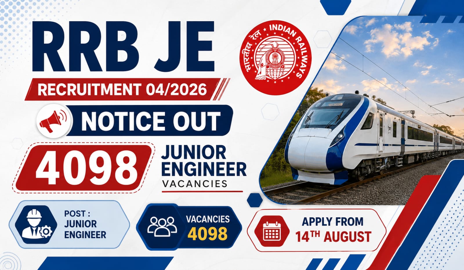 RRB JE Bharti 2026