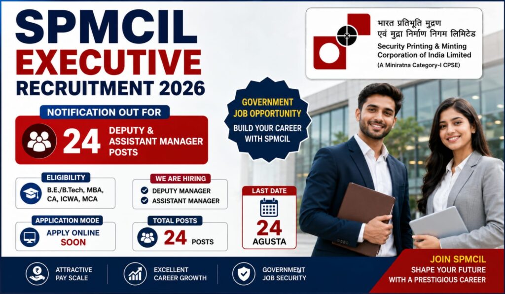SPMCIL Bharti 2026