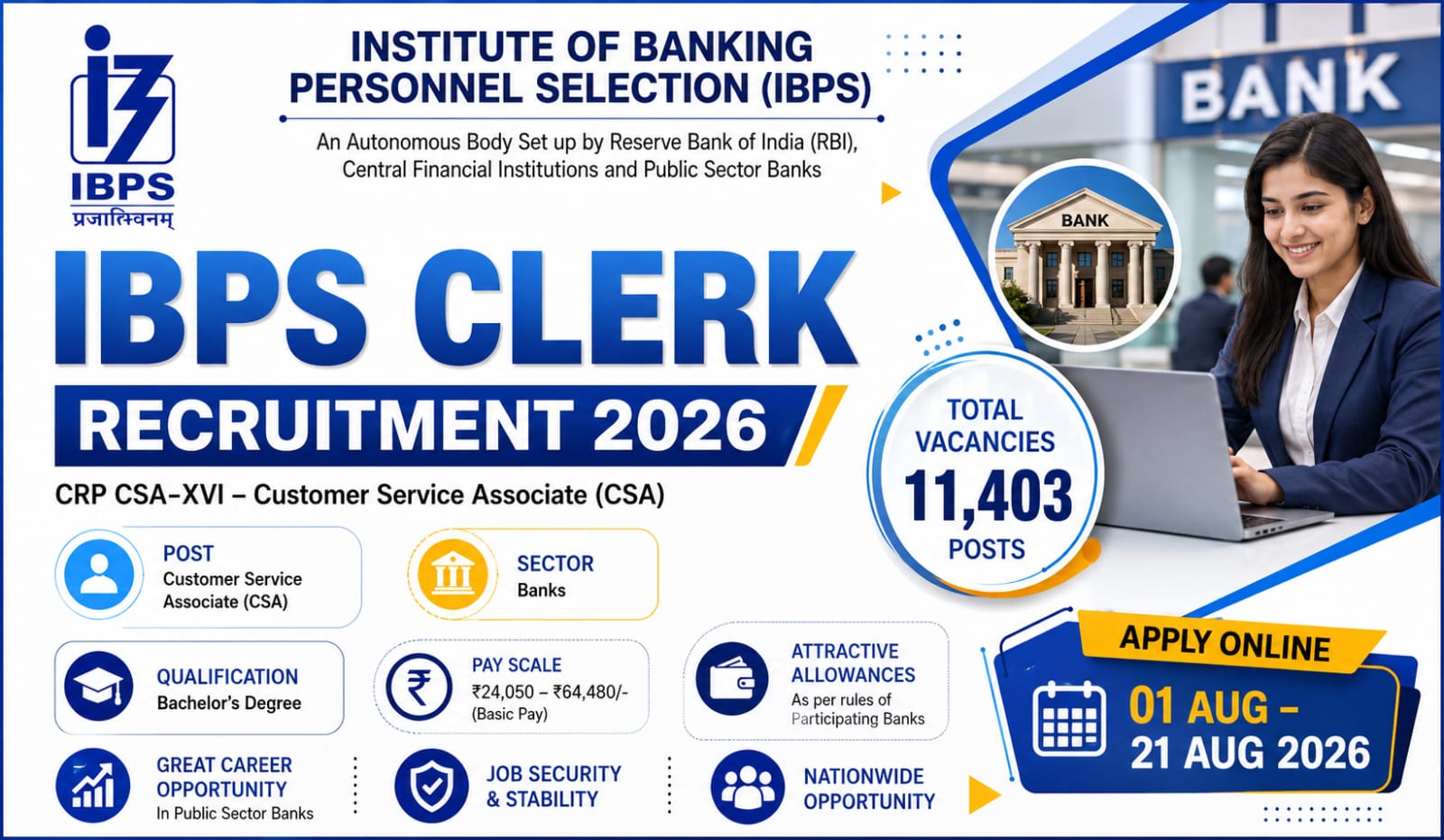 IBPS Clerk Bharti 2026