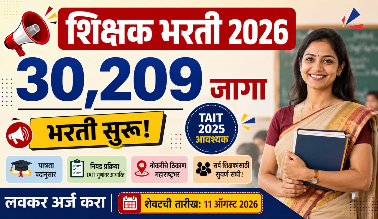 Maharashtra Shikshak Bharti 2026
